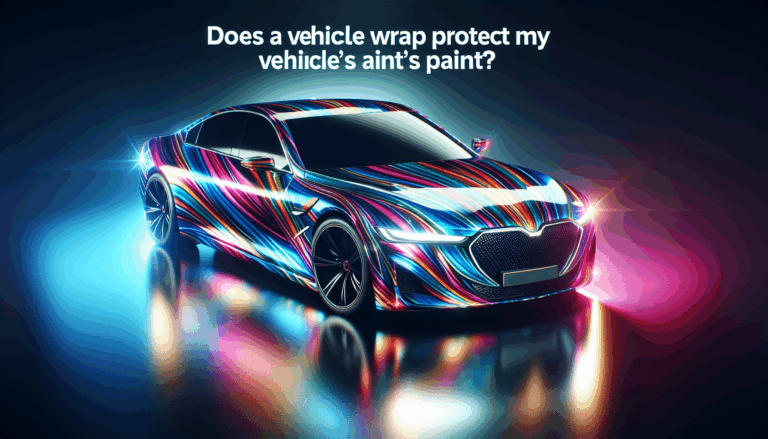does a vehicle wrap protect my vehicles paint